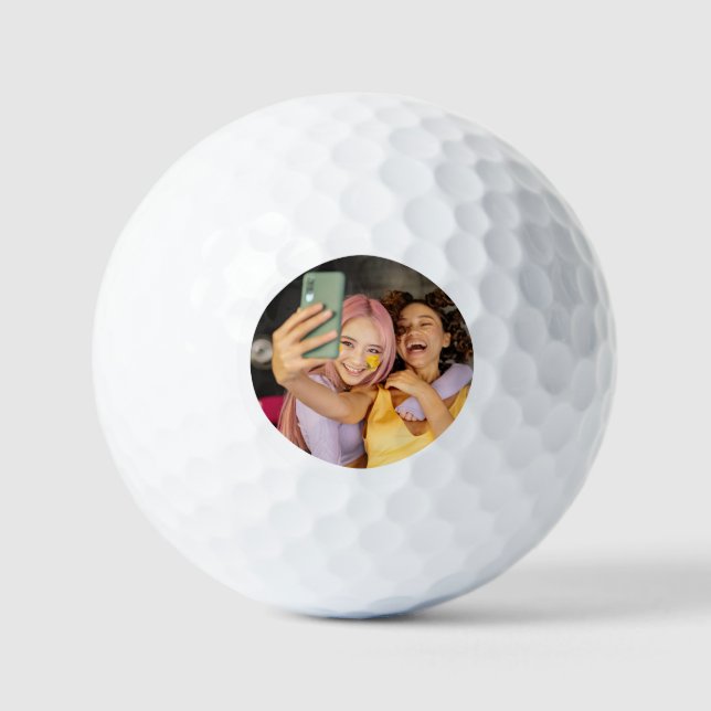 Einfache professionelle Foto-Golfbälle Golfball (Vorderseite)