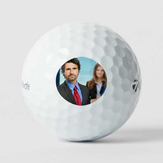 Einfache professionelle Fotogolfbälle Golfball (Vorderseite)