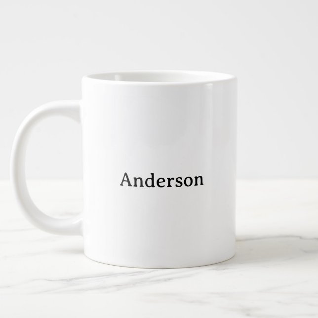 Einfache professionelle Geschäft Riesen Jumbo-Tasse (Links)