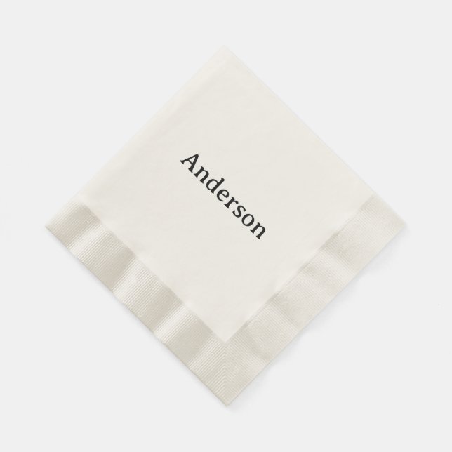 Einfache professionelle Geschäftsprägung für Mitta Serviette (Ecke)