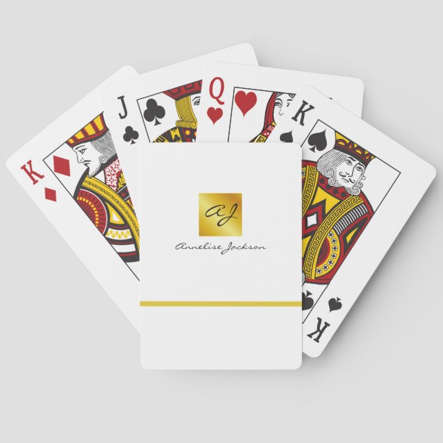 Einfache professionelle Markenbildung für Unterneh Spielkarten (Rückseite)