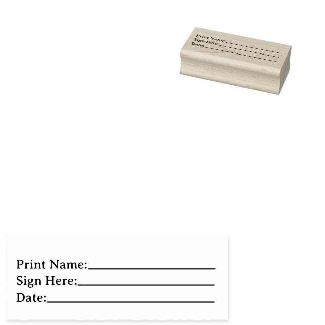 Einfache professionelle Rechnung Gummistempel (Stempel)