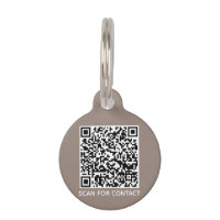 Einfache QR Code Scan Kontakt Info Hunde Katze Gre