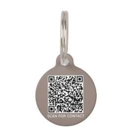 Einfache QR Code Scan Kontakt Info Hunde Katze Gre Haustiermarke