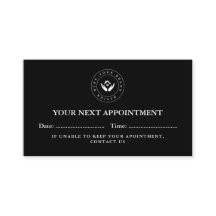 Einfache QR-Code und Logo-Bestellkarte