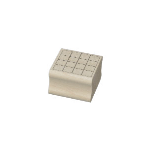 Einfache Quadrate leere Checkbox Karogitter Gummistempel