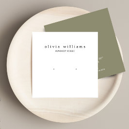 Einfache quadratische Stuhlvorratskarte