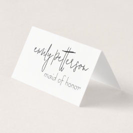 Einfache Quaint-Platzkarten