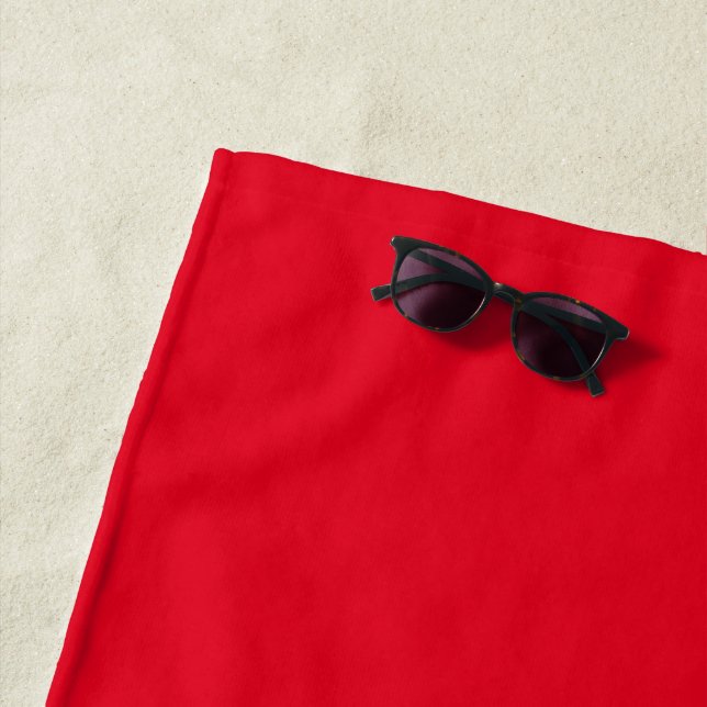 Einfache Red Authority®, Strandhandtuch (Beispiel)