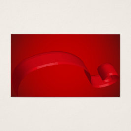 Einfache Red Ribbon Gift Cards