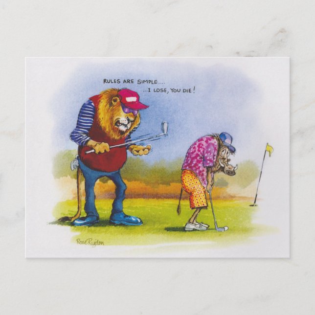 Einfache Regeln Postkarte (Vorderseite)