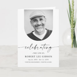 Einfache Reihenfolge der Dienstbeerdigung Karte