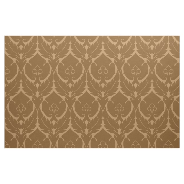 Einfache Renaissance-Damaskus, Burnt Caramel Stoff (Fat Quarter (45,7 x 55,9 cm))