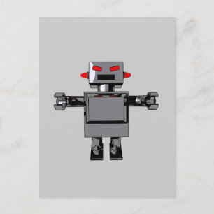 Einfache Robot Postkarte