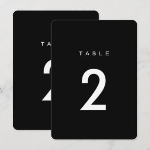 Einfache romantische Kalligrafie-Hochzeitstisch-Nu Einladung