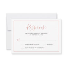 Einfache Rosa Border Elegante Hochzeit