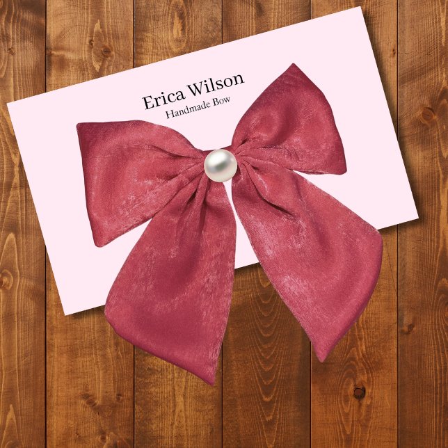 Einfache rosa Haarclip-Barrette-Anzeigekarte (Von Creator hochgeladen)