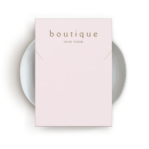 Einfache rosa Netzklettkarte