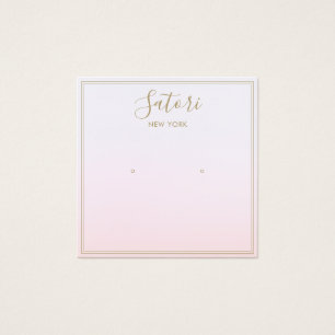 Einfache rosa Ombre Script Stuhlvorführung Anzeige