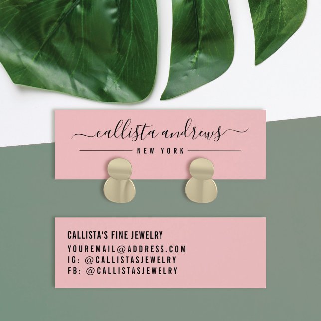 Einfache rosa schwarze Script-Erd-Display-Karte (Von Creator hochgeladen)