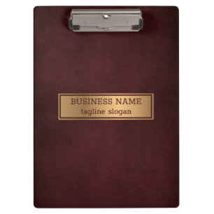 Einfache rote Hintergrundinformationen Klemmbrett