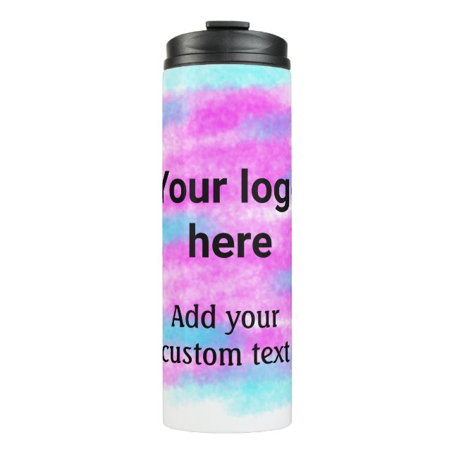 Einfache rote Pi Wasserfarbe fügen Sie Ihr Logo be Thermosbecher (Vorderseite)