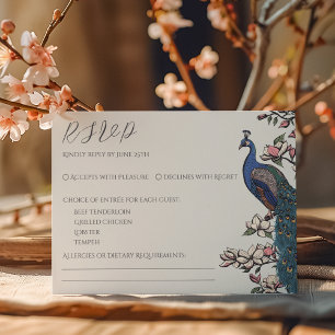 Einfache RSVP-Karte für Elfenbein RSVP Karte