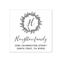 Einfache Rücksendeadresse für Schreibschrift