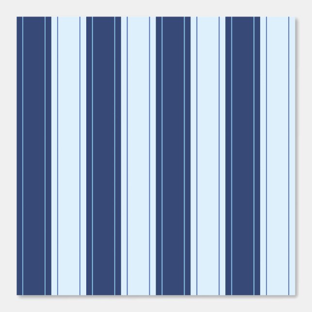 Einfache rustikale blaue Streifen mit Ticking Tapete (Vorderseite)