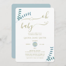 Einfache rustikale Gender Neutral Baby Dusche