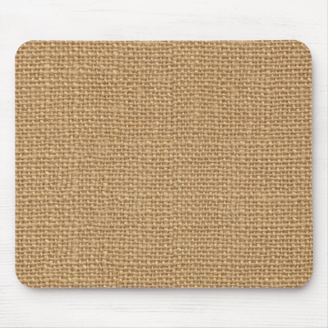 Einfache rustikale Leinwandmit Mousepad (Vorne)