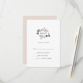 Einfache Rustikale RSVP-Karte RSVP Karte
