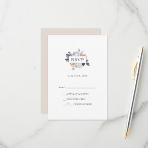 Einfache Rustikale RSVP-Karte RSVP Karte