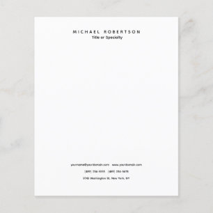 Einfache Sauberkeit Elegant Modernes, Minimalistis Flyer