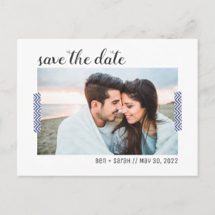 Einfache Save the Date Postkarte