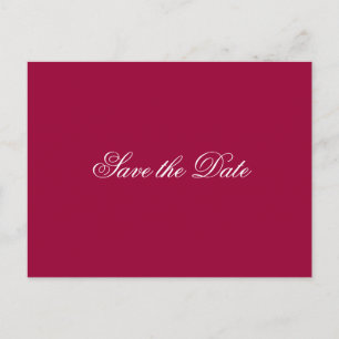 Einfache Save the Date Postkarten