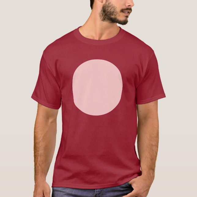 Einfache Schaltung - verblasstes Pink T-Shirt (Vorderseite)