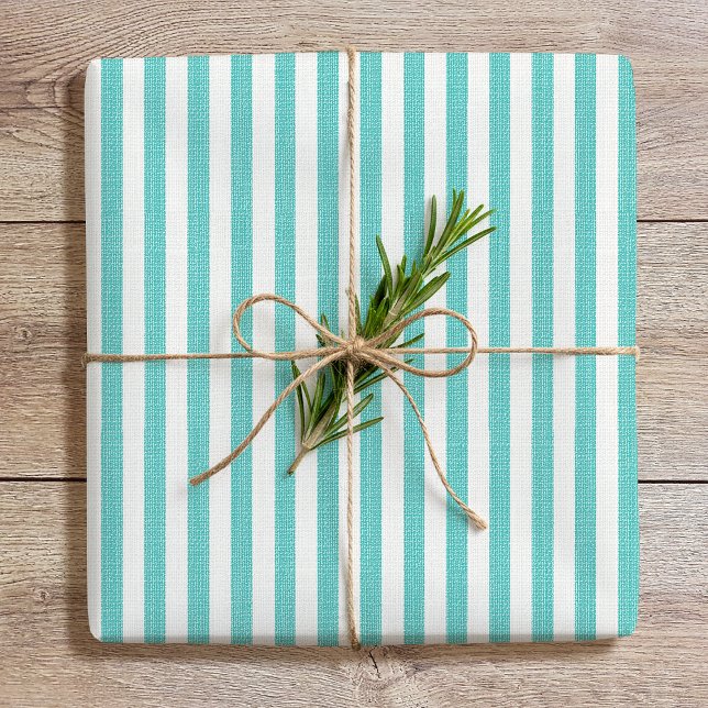 Einfache schicke Leinenschmuck gestreiftes Muster  Geschenkpapier (Von Creator hochgeladen)