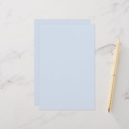 Einfache Schlicht Blue Stationery Briefpapier