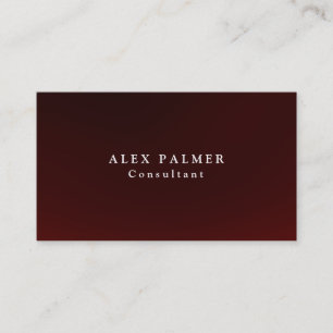 Einfache Schlicht-braune Hintergrundfarbe Original Visitenkarte