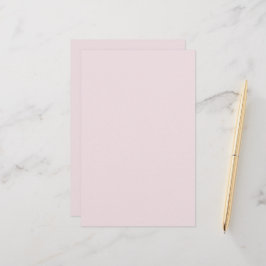 Einfache Schlicht Dusty Rose Stationery Briefpapier