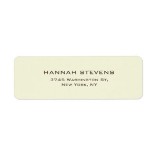Einfache Schlichte Beige Elegante Moderne