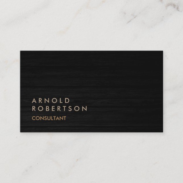 Einfache, Schlichte Beige Gray Trendy Business Car Visitenkarte (Vorderseite)