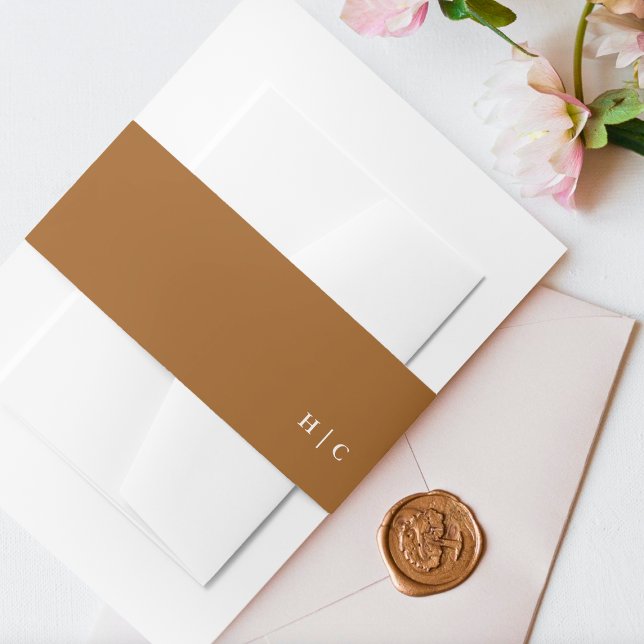 Einfache Schlichte Hochzeit Einladungsbanderole (Von Creator hochgeladen)