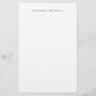 Einfache Schlichte Minimalistische Elegant Moderne Briefpapier
