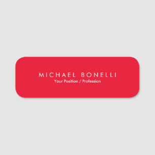Einfache Schlichte Minimalistische Elegante Modern Namensschild