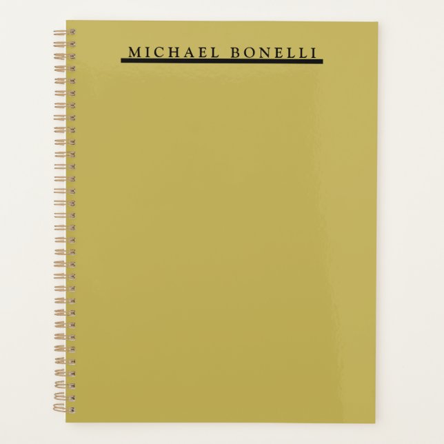 Einfache Schlichte Moderne Elegante Vegas Gold Far Planer (Vorderseite)