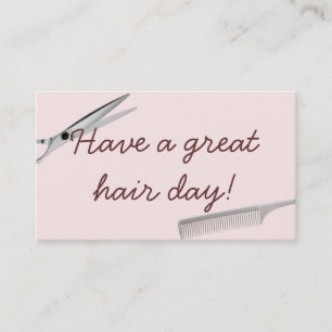 Einfache Schlichte rosafarbene, stylische Visitenk Visitenkarte