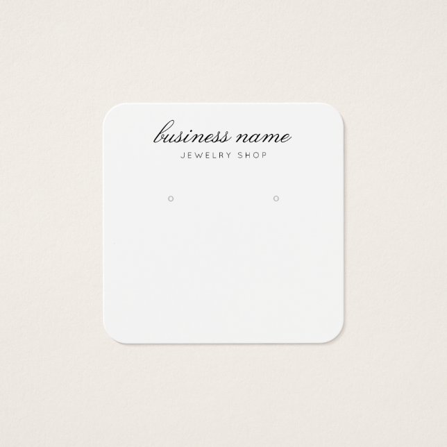 Einfache Schmuckkarte für den Ofen (Vorderseite)