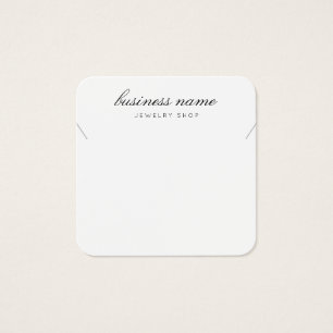 Einfache Schmuckkarte für die Kette